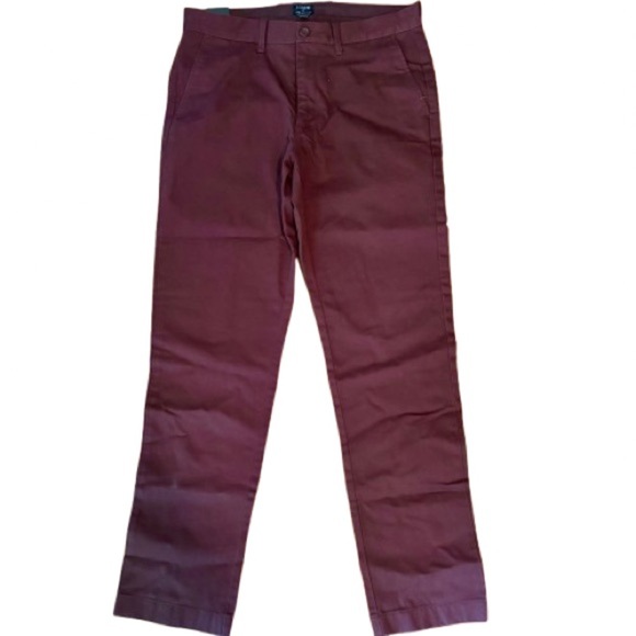 J. Crew Men's Maroon Chinos size 31x 32 - Picture 1 of 4
